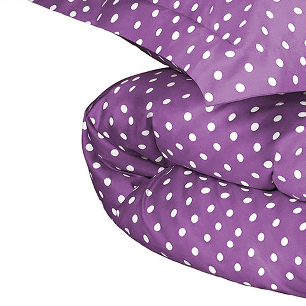 Lilac King Cotton Blend 600 Thread Count Washable Duvet Cover Set-Down Comforters and Duvets-DECOROLALA