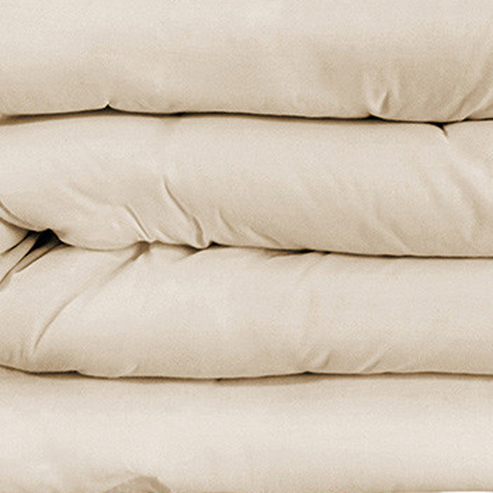Ivory Queen Cotton Blend 1200 Thread Count Washable Duvet Cover Set-Down Comforters and Duvets-DECOROLALA