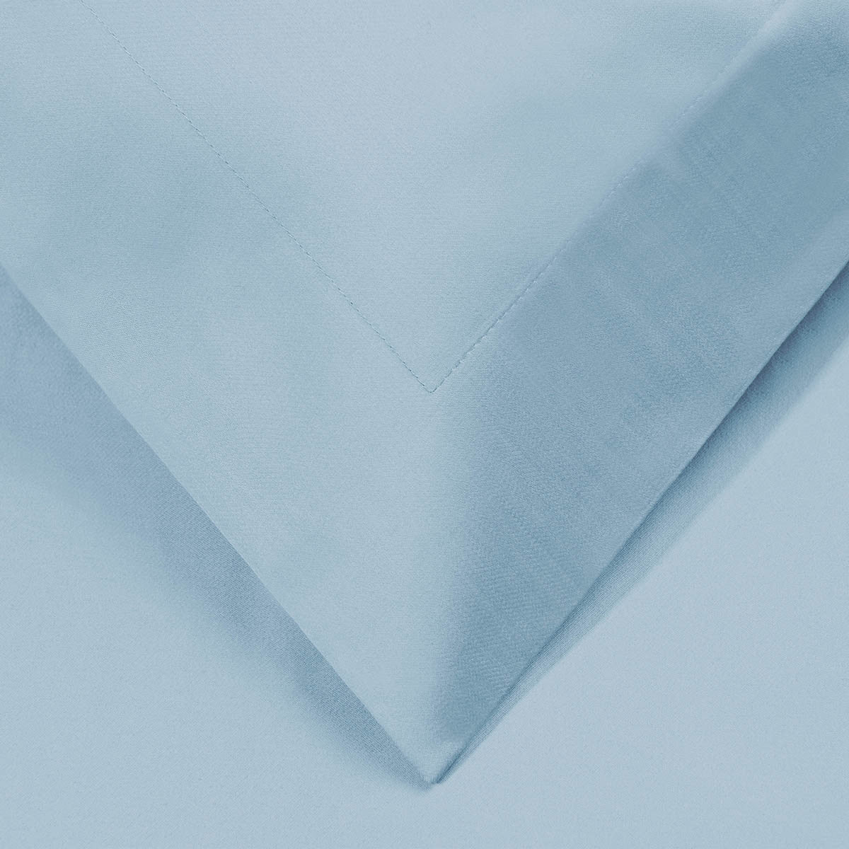 Light Blue King Cotton Blend 1200 Thread Count Washable Duvet Cover Set-Down Comforters and Duvets-DECOROLALA