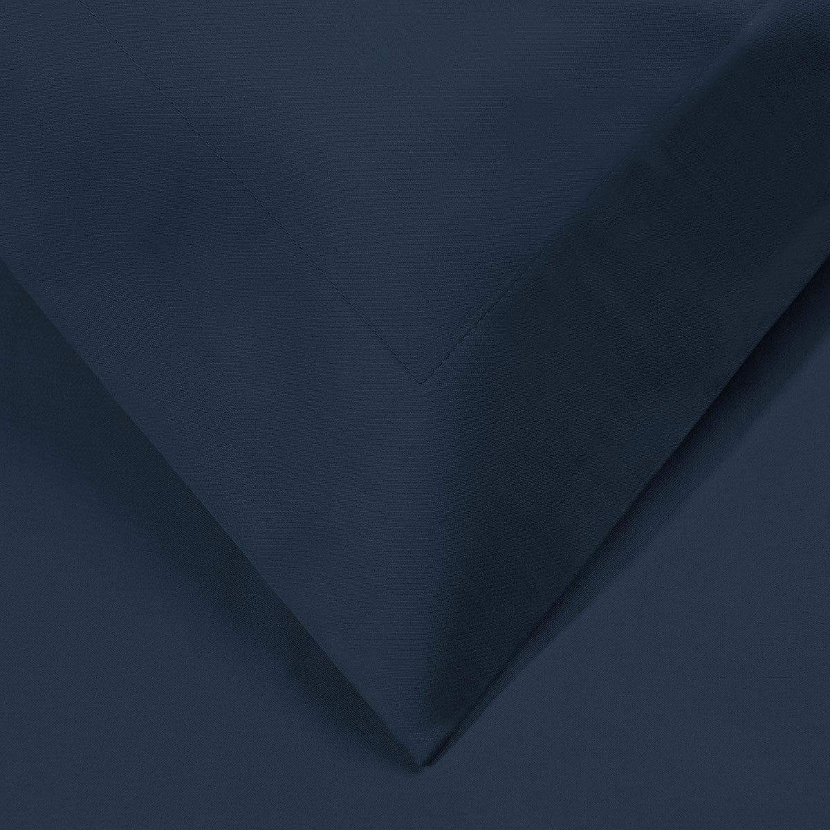 Navy Blue King Cotton Blend 1200 Thread Count Washable Duvet Cover Set-Down Comforters and Duvets-DECOROLALA