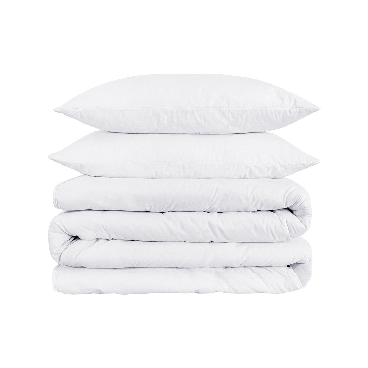 White King Cotton Blend 1200 Thread Count Washable Duvet Cover Set-Down Comforters and Duvets-DECOROLALA