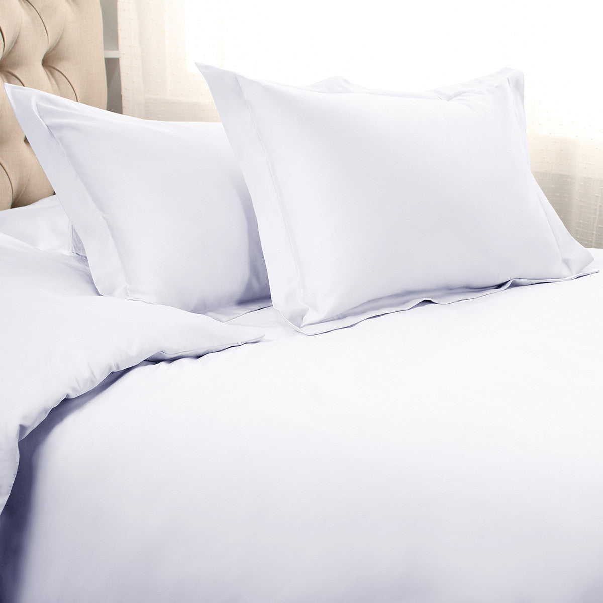 White King Cotton Blend 1200 Thread Count Washable Duvet Cover Set-Down Comforters and Duvets-DECOROLALA