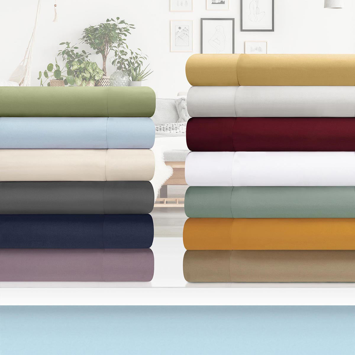 White King Cotton Blend 1200 Thread Count Washable Duvet Cover Set-Down Comforters and Duvets-DECOROLALA
