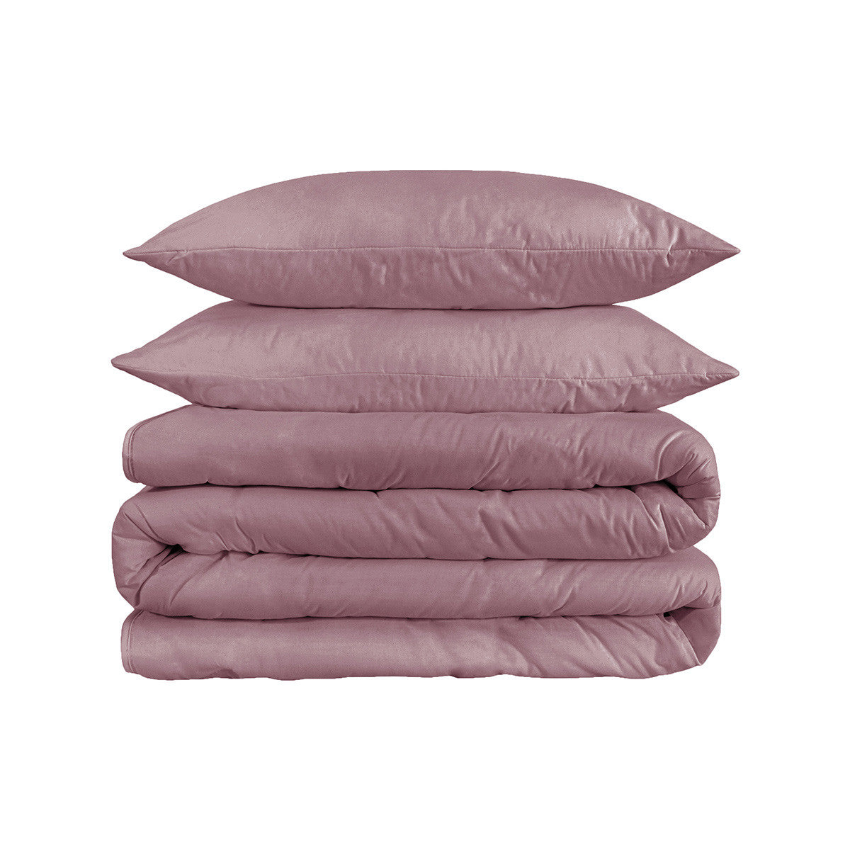 Purple Red King Cotton Blend 1200 Thread Count Washable Duvet Cover Set-Down Comforters and Duvets-DECOROLALA