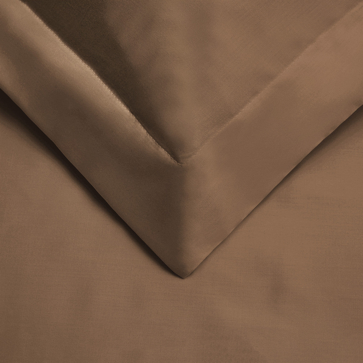 Taupe Twin Cotton Blend 300 Thread Count Washable Duvet Cover Set-Down Comforters and Duvets-DECOROLALA