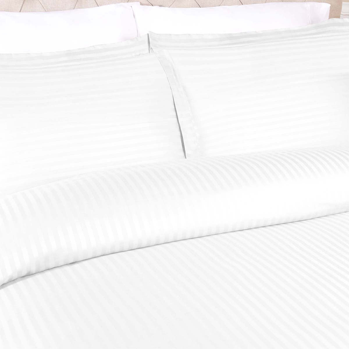 White King Cotton Blend 400 Thread Count Washable Duvet Cover Set-Down Comforters and Duvets-DECOROLALA