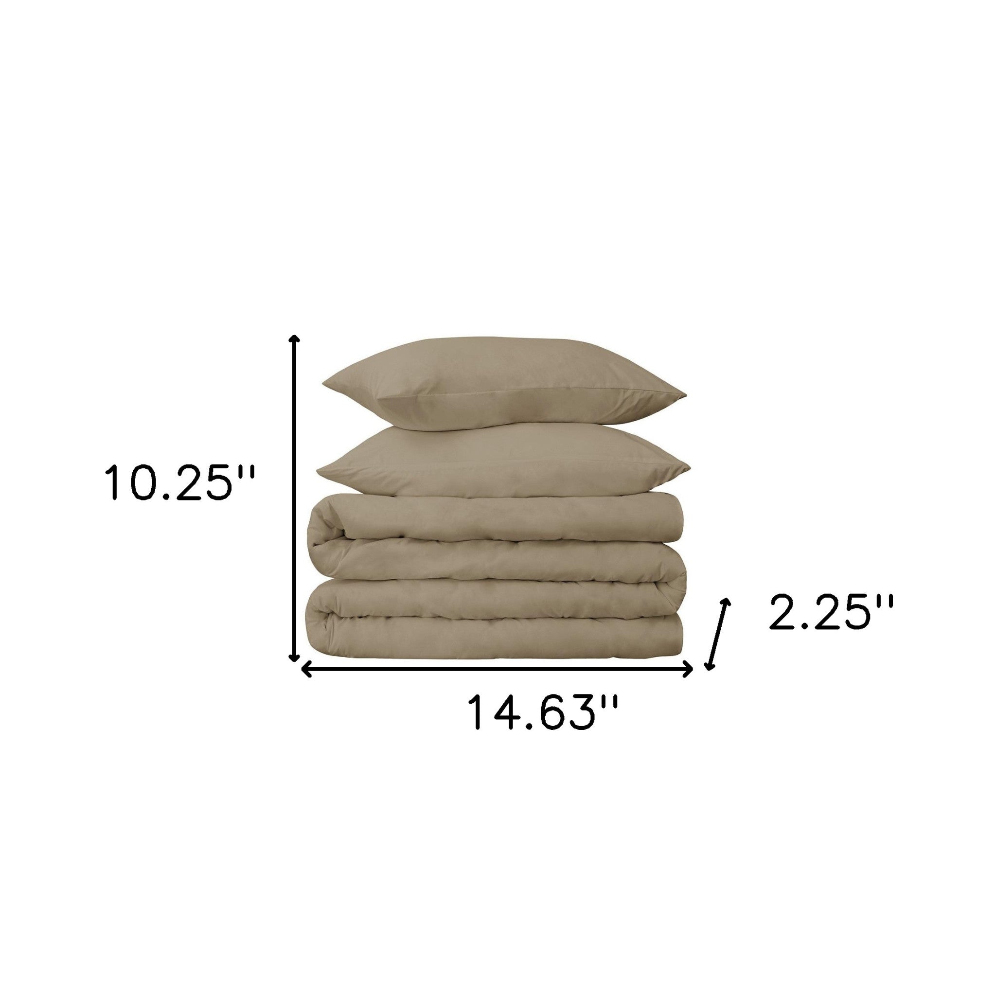 Linen Twin Cotton Blend 650 Thread Count Washable Duvet Cover Set-Down Comforters and Duvets-DECOROLALA