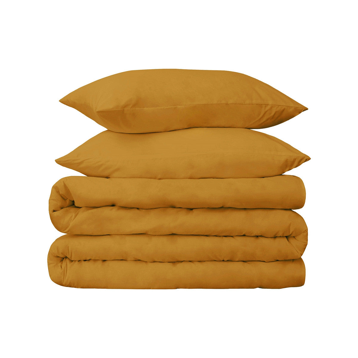 Brown Sugar Twin Cotton Blend 650 Thread Count Washable Duvet Cover Set-Down Comforters and Duvets-DECOROLALA