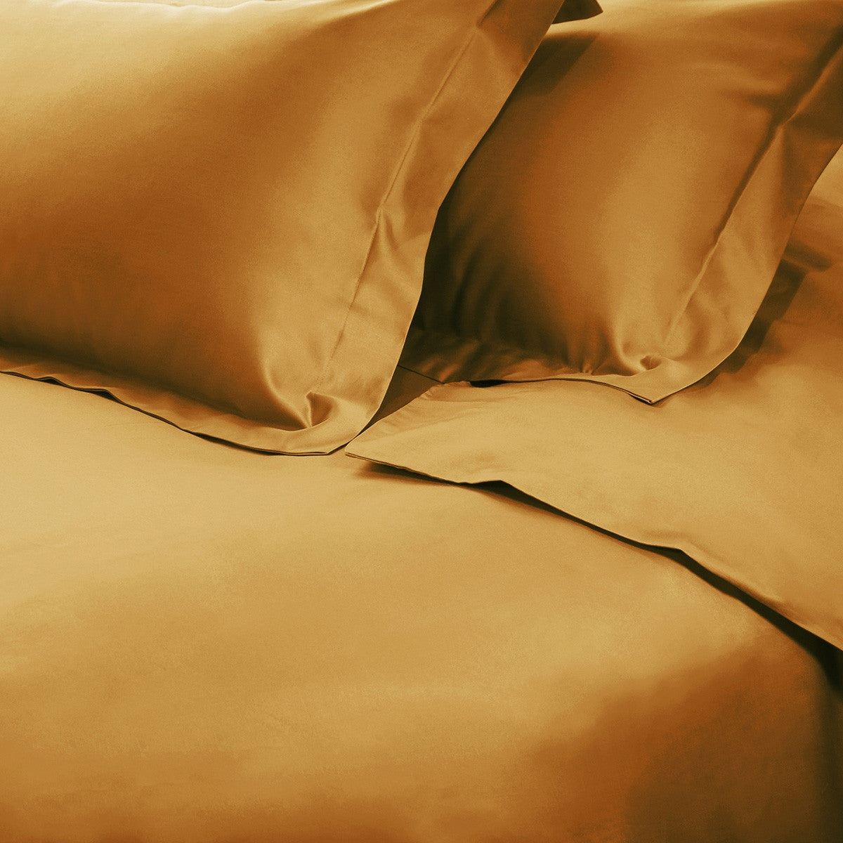 Brown Sugar Twin Cotton Blend 650 Thread Count Washable Duvet Cover Set-Down Comforters and Duvets-DECOROLALA