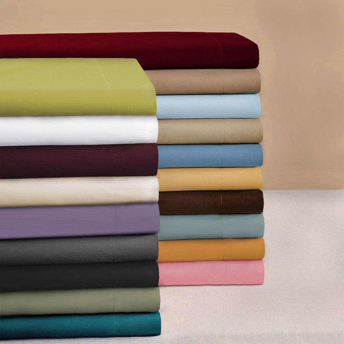 Brown Sugar Twin Cotton Blend 650 Thread Count Washable Duvet Cover Set-Down Comforters and Duvets-DECOROLALA