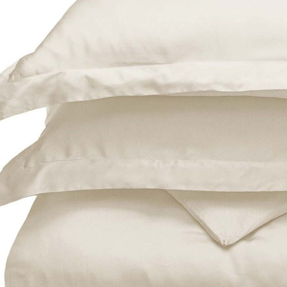 Ivory King Cotton Blend 300 Thread Count Washable Duvet Cover Set-Down Comforters and Duvets-DECOROLALA