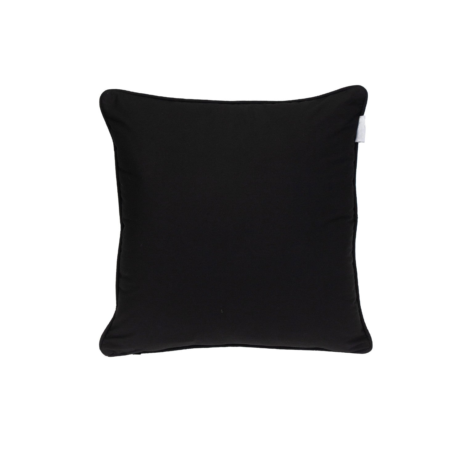 20" Black and White Geometric Cotton Throw Pillow-Accent Throw Pillows-DECOROLALA