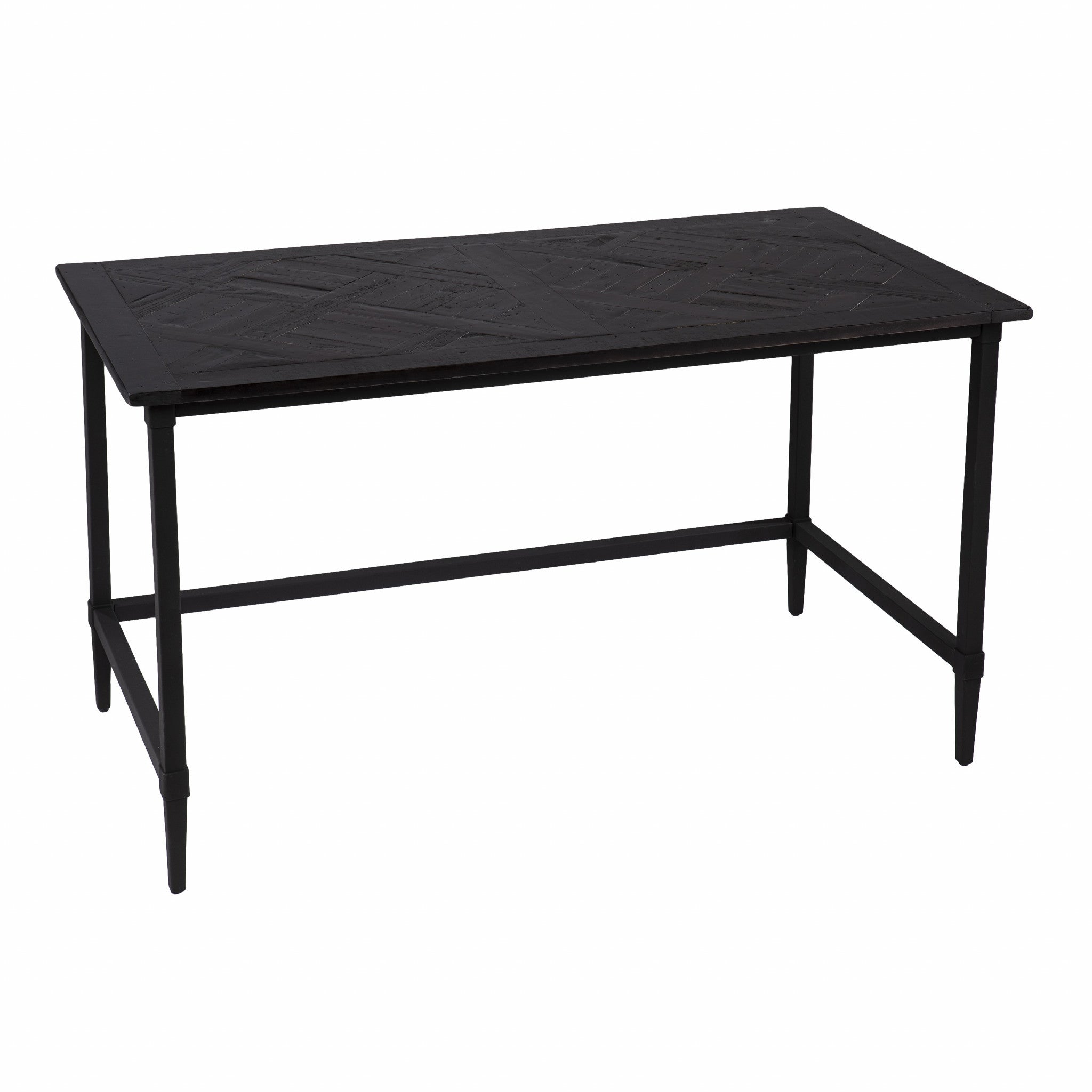 53" Black Writing Desk-Desks-DECOROLALA