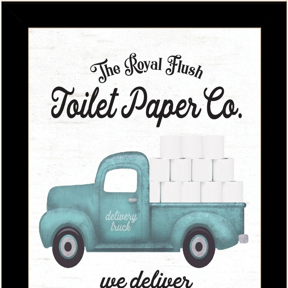 Toilet Paper Co Black Framed Print Bathroom Wall Art-3