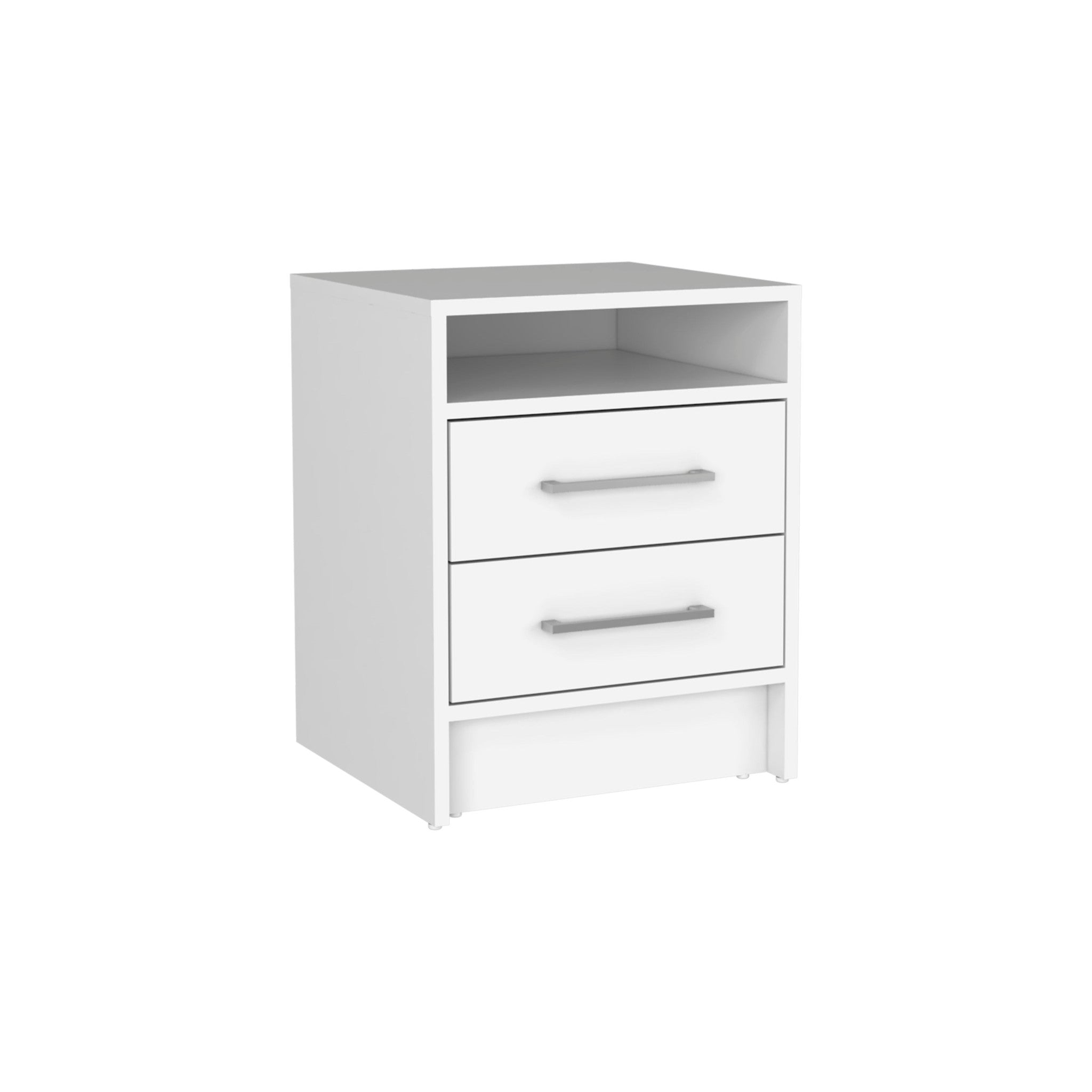 Two Piece White Bedroom Set-Bedroom Furniture Sets-DECOROLALA