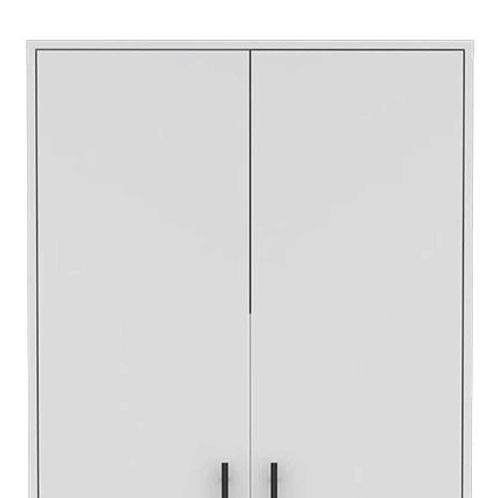 Two Piece White Bedroom Set-Bedroom Furniture Sets-DECOROLALA