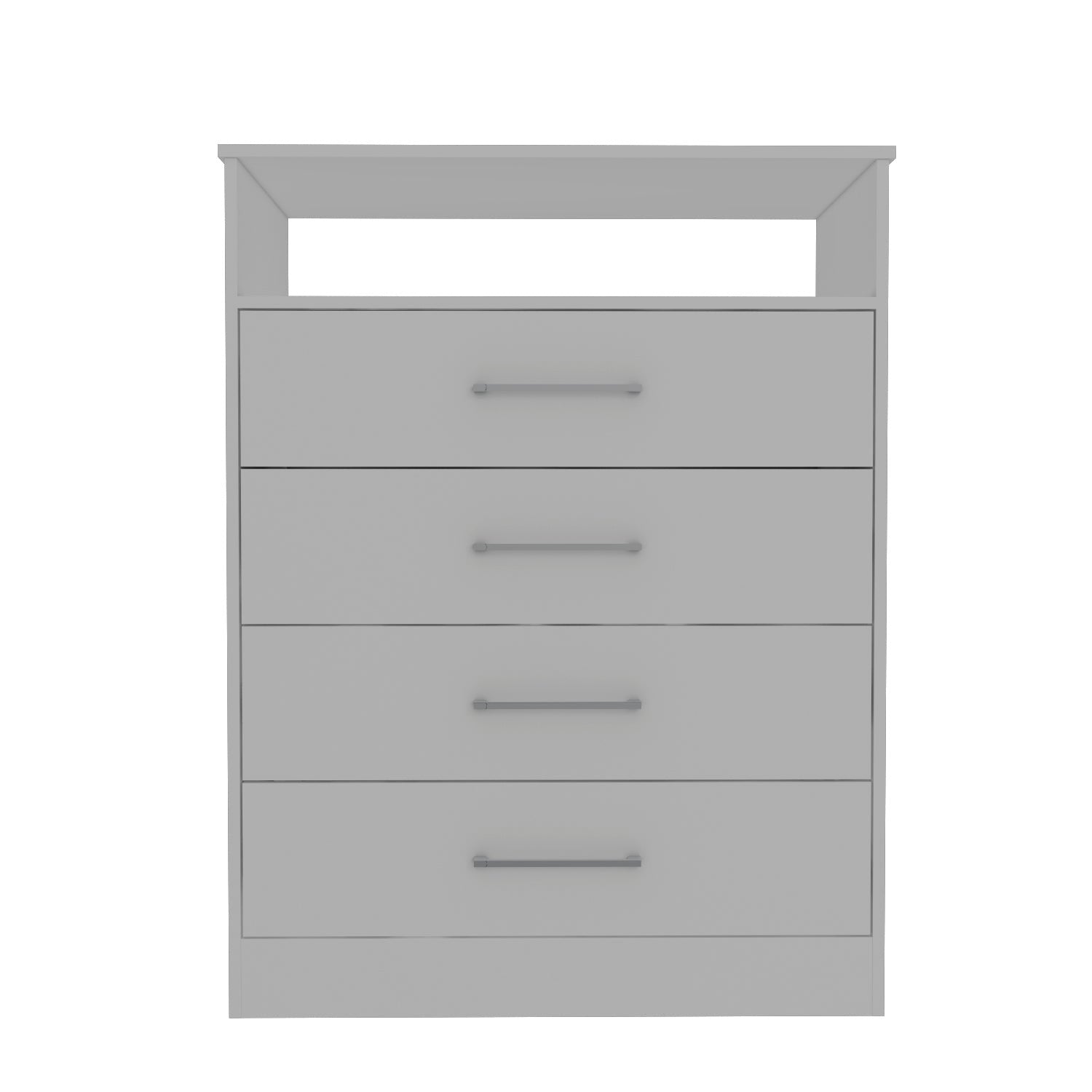 Two Piece White Bedroom Set-Bedroom Furniture Sets-DECOROLALA