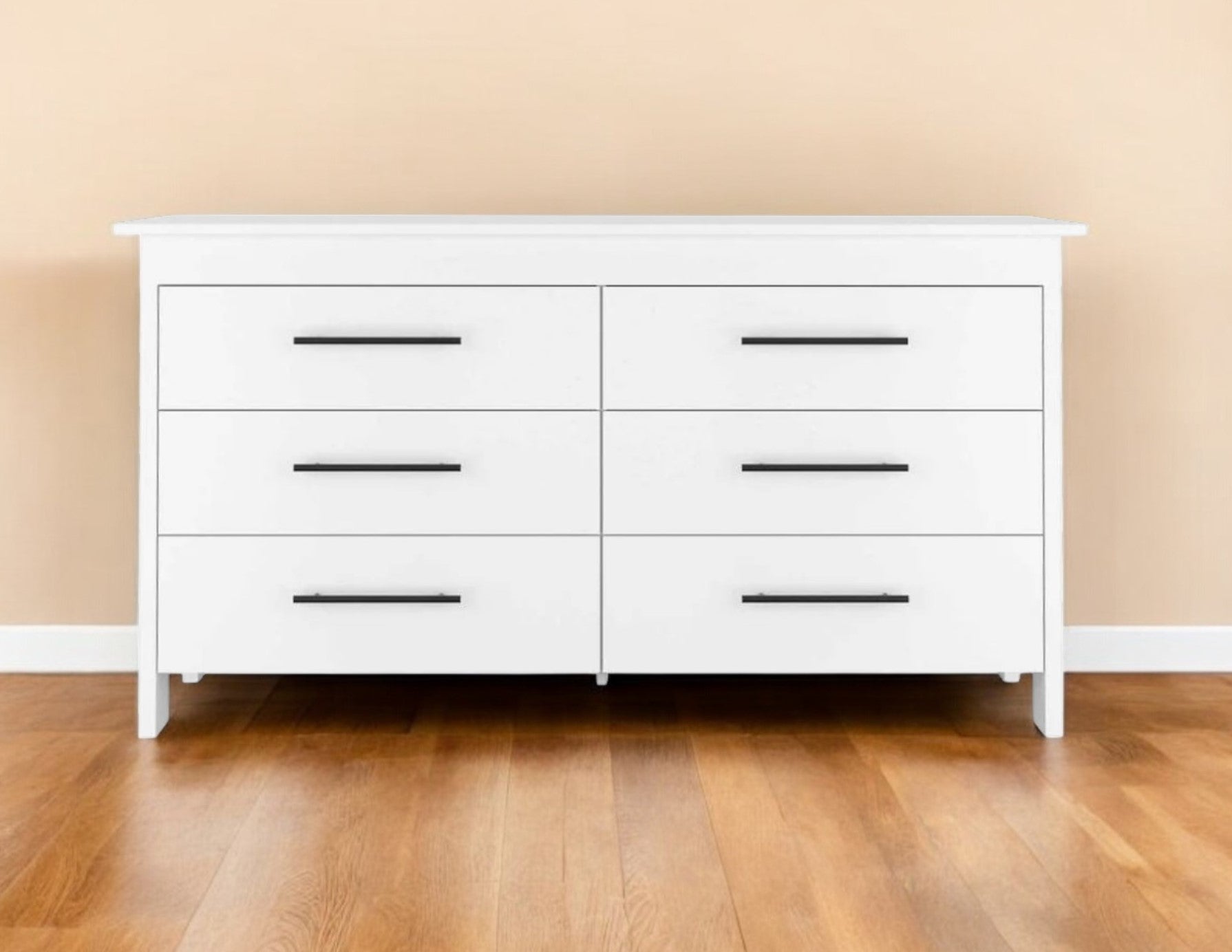 Two Piece White Bedroom Set-Bedroom Furniture Sets-DECOROLALA