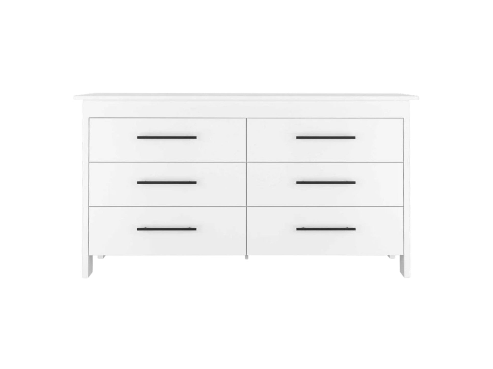 Two Piece White Bedroom Set-Bedroom Furniture Sets-DECOROLALA