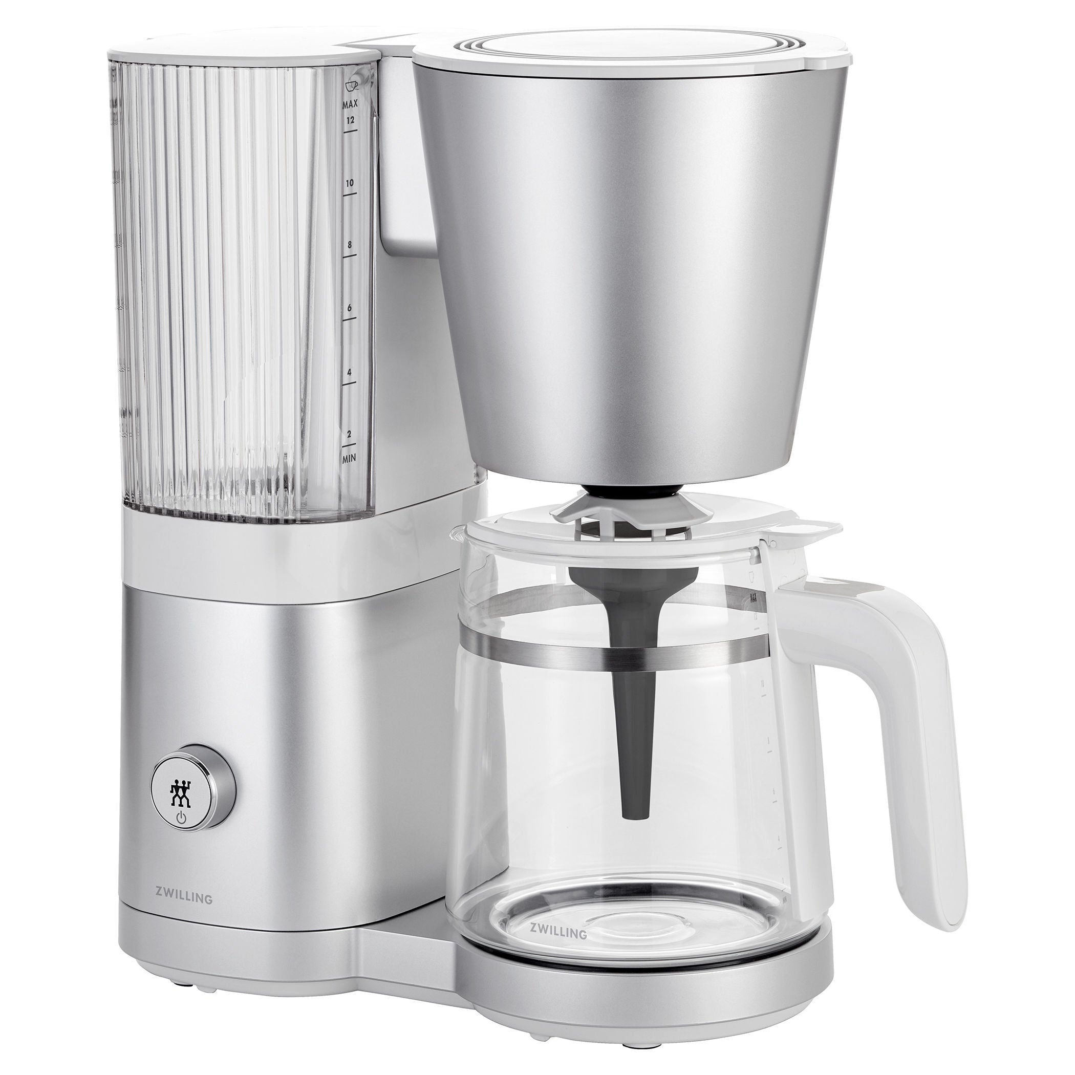 ZWILLING Enfinigy 1.5-L Glass Carafe Drip Coffee Maker Silver-n/a-DECOROLALA