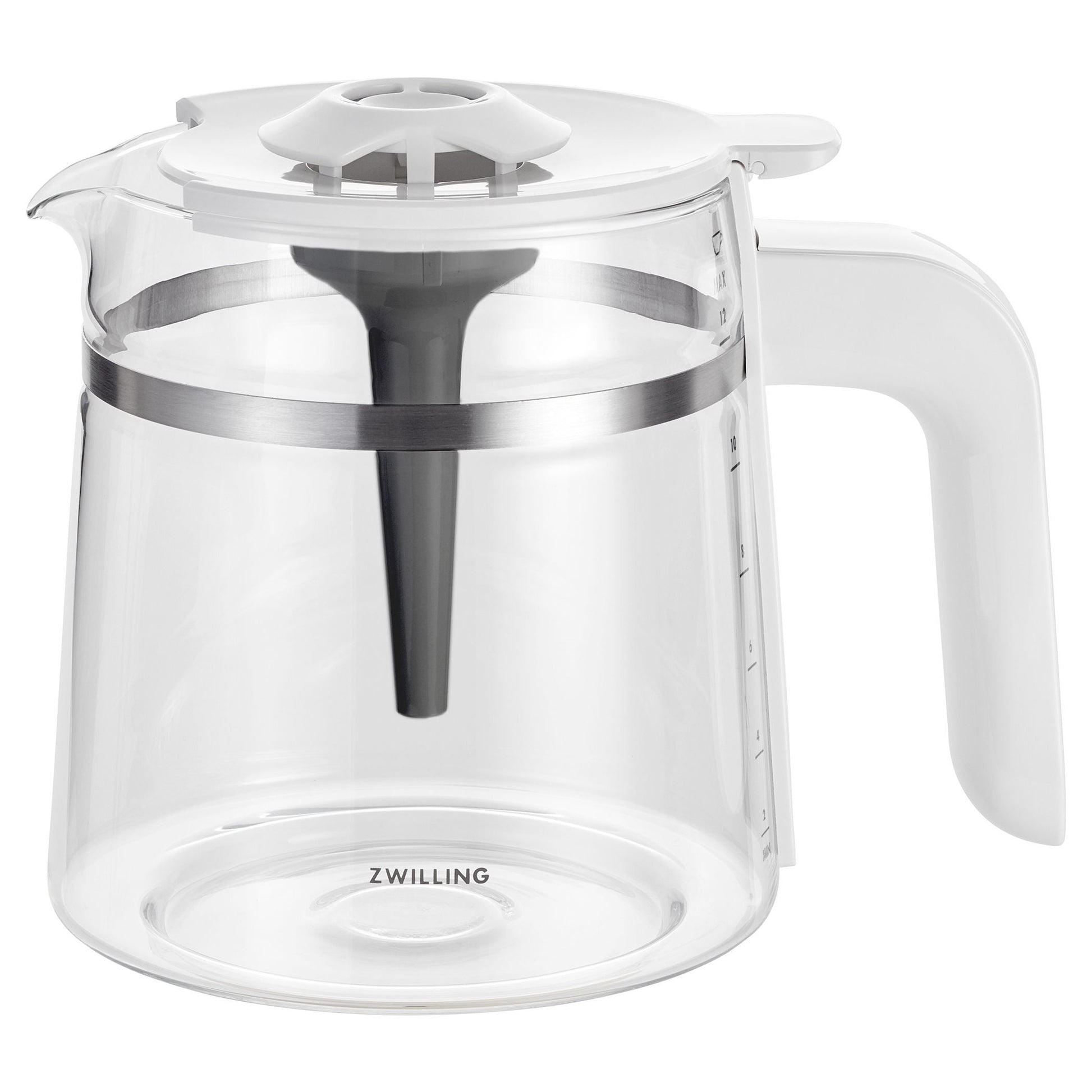 ZWILLING Enfinigy 1.5-L Glass Carafe Drip Coffee Maker Silver-n/a-DECOROLALA