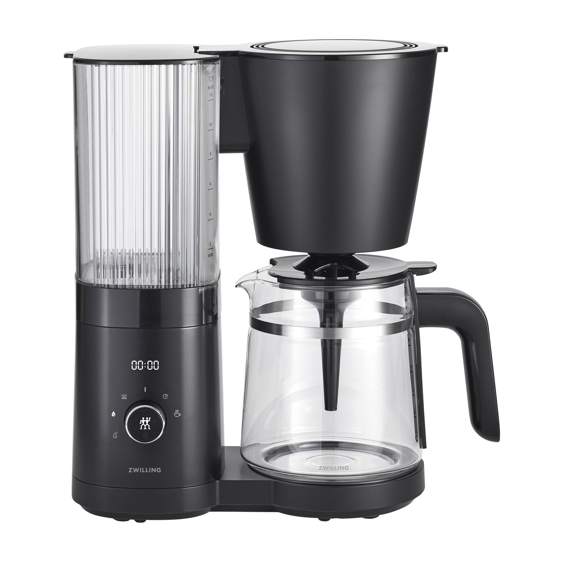 ZWILLING Enfinigy 1.5-L Glass Carafe Drip Coffee Maker Black-n/a-DECOROLALA