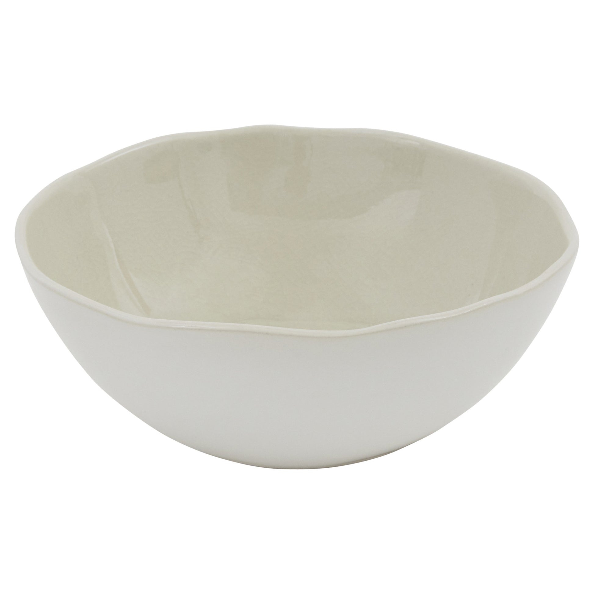 White and Natural Sixteen Piece Round Ceramic Service For Four Dinnerware Set-4