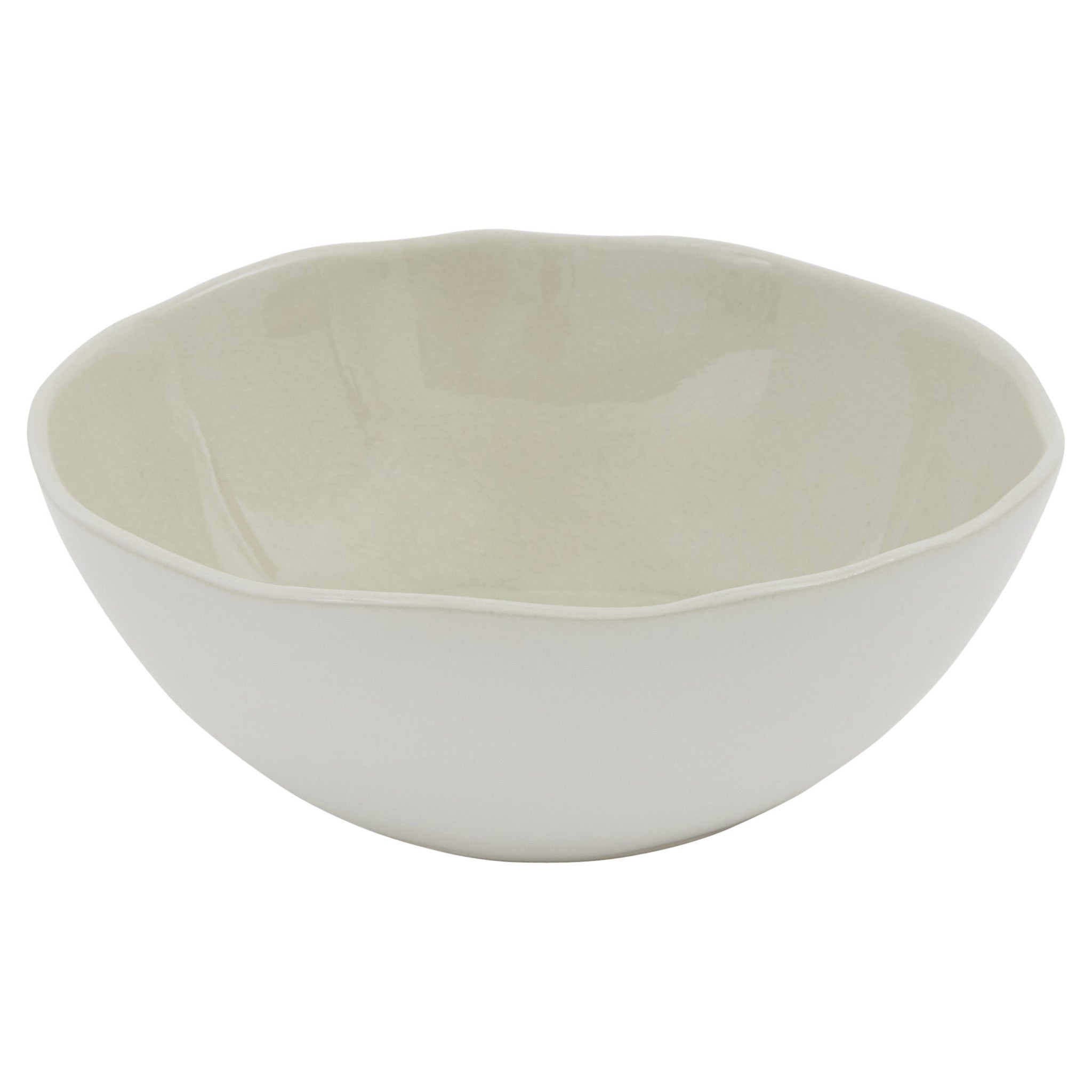 White and Natural Sixteen Piece Round Ceramic Service For Four Dinnerware Set-4