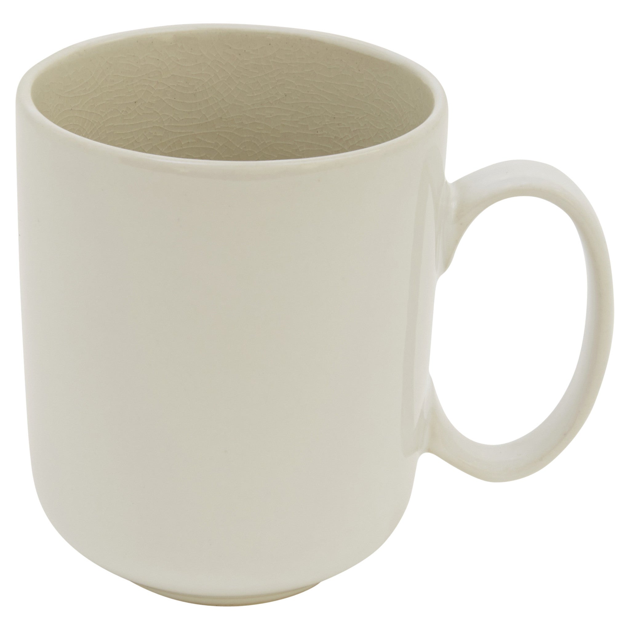 White and Natural Sixteen Piece Round Ceramic Service For Four Dinnerware Set-5