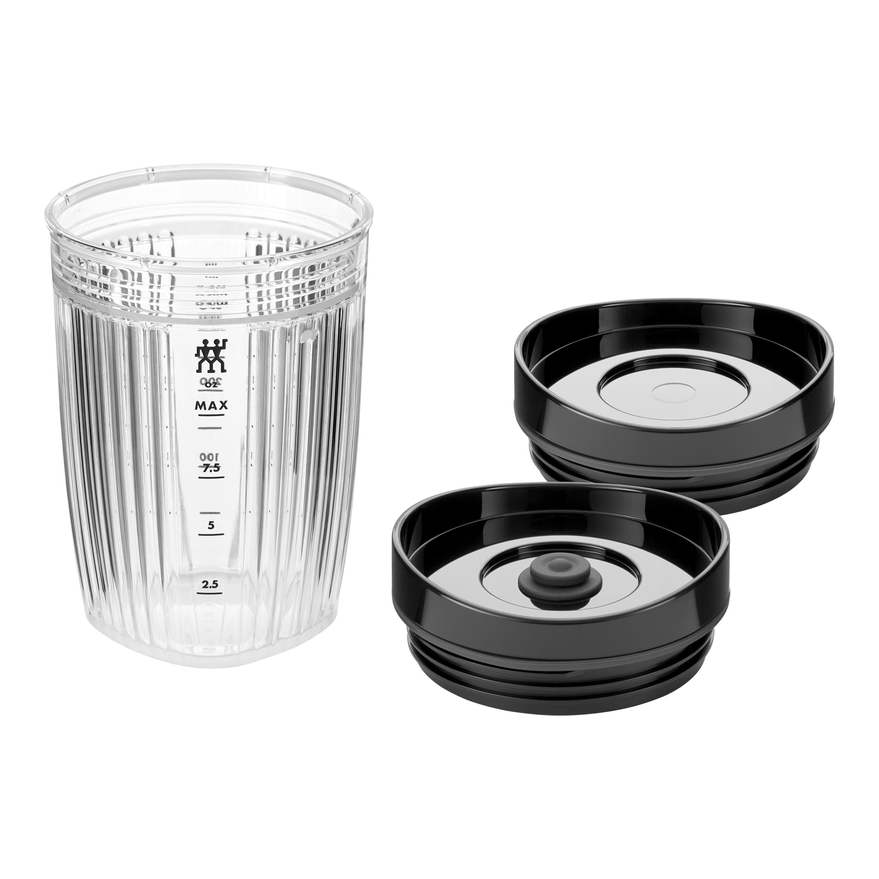 ZWILLING Enfinigy Personal Blender Jar and Vacuum Lid, 300 mL, Black-n/a-DECOROLALA