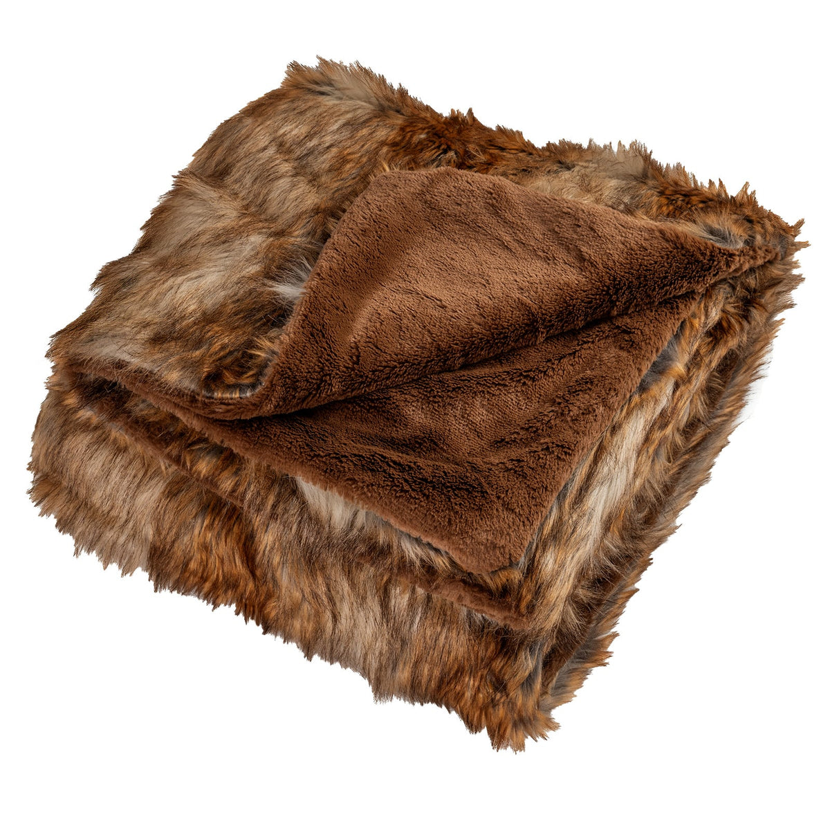 540GSM Soft Plush Fuzzy Luxury Faux Raccoon Fur Blanket for Bed-M-Bedding-DECOROLALA