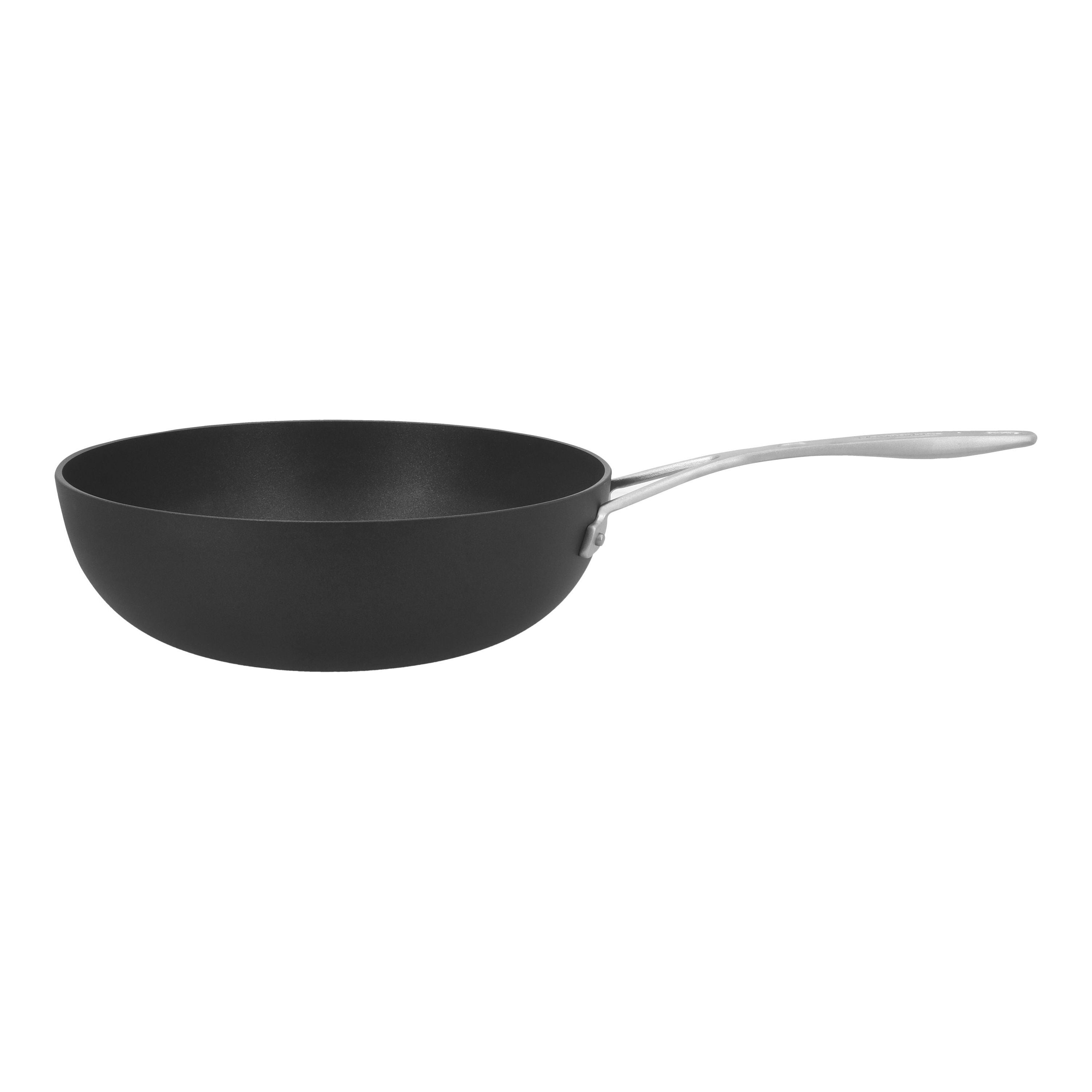 DEMEYERE Alu Industry 3 28 cm / 11 inch Aluminum Wok Flat Bottom-0
