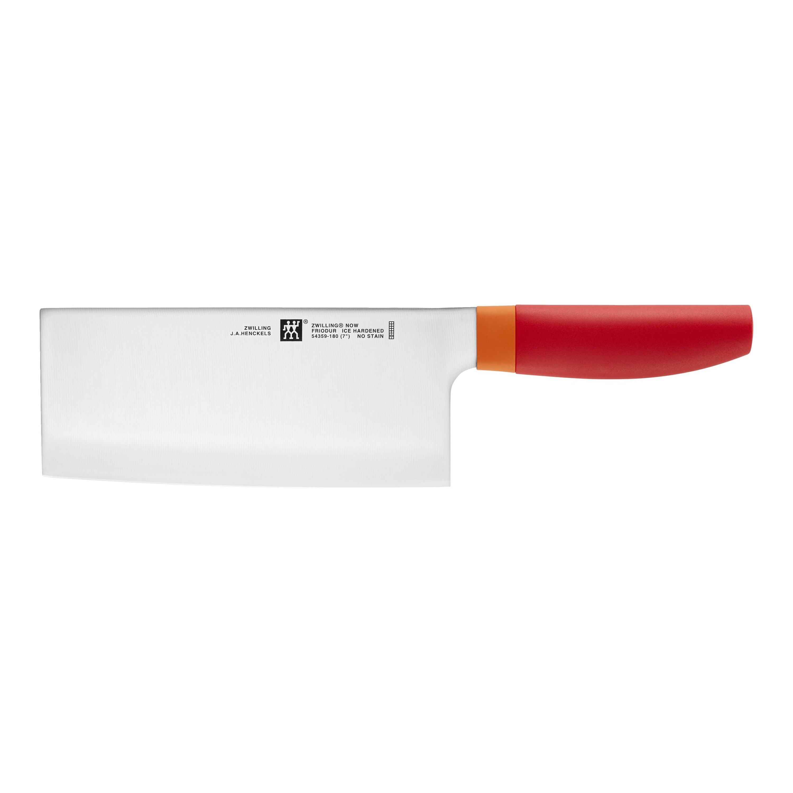 ZWILLING Now S 7 inch Chinese Chef's Knife, Red-n/a-DECOROLALA