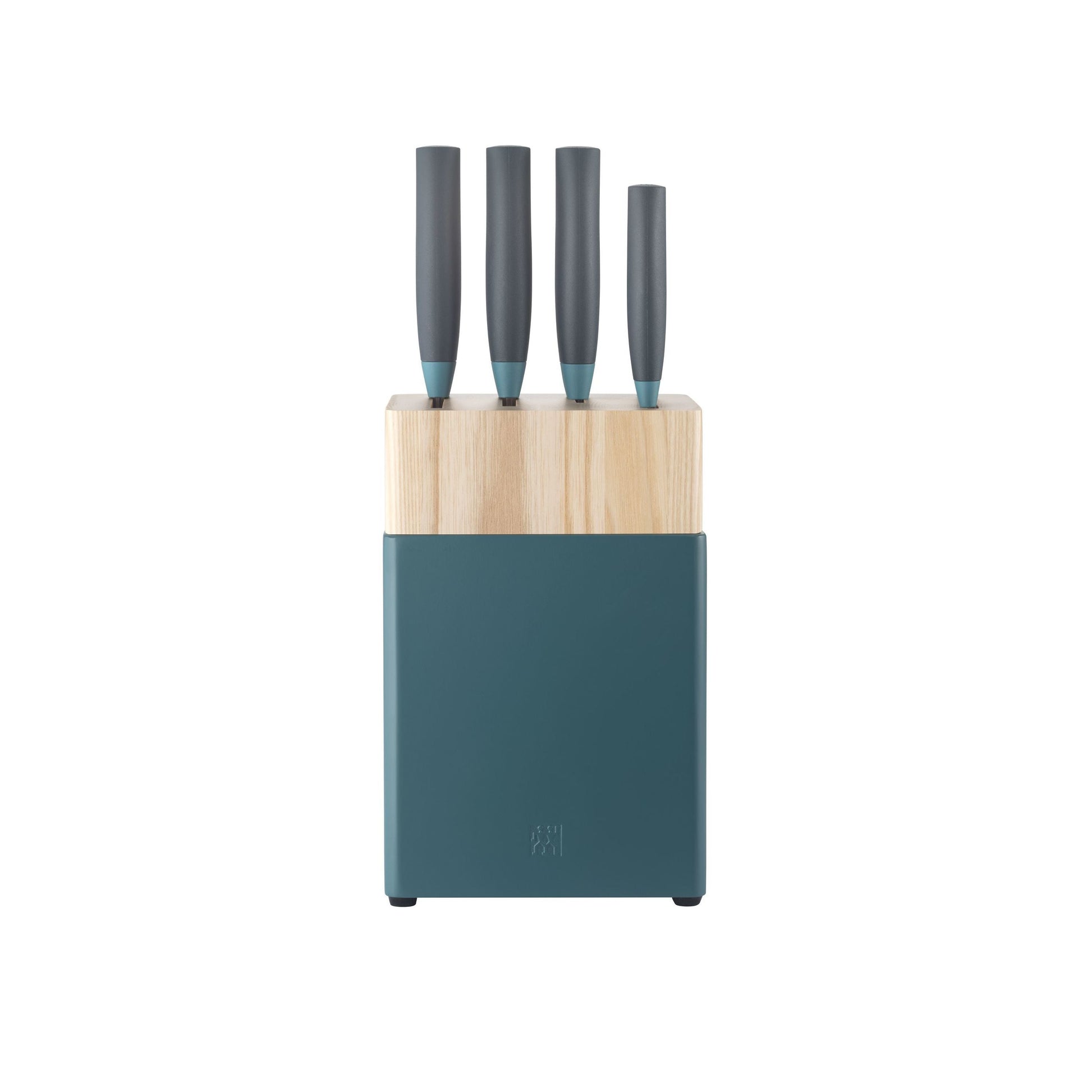 ZWILLING Now S 6 Piece Knife Block Set, Blueberry-DECOROLALA