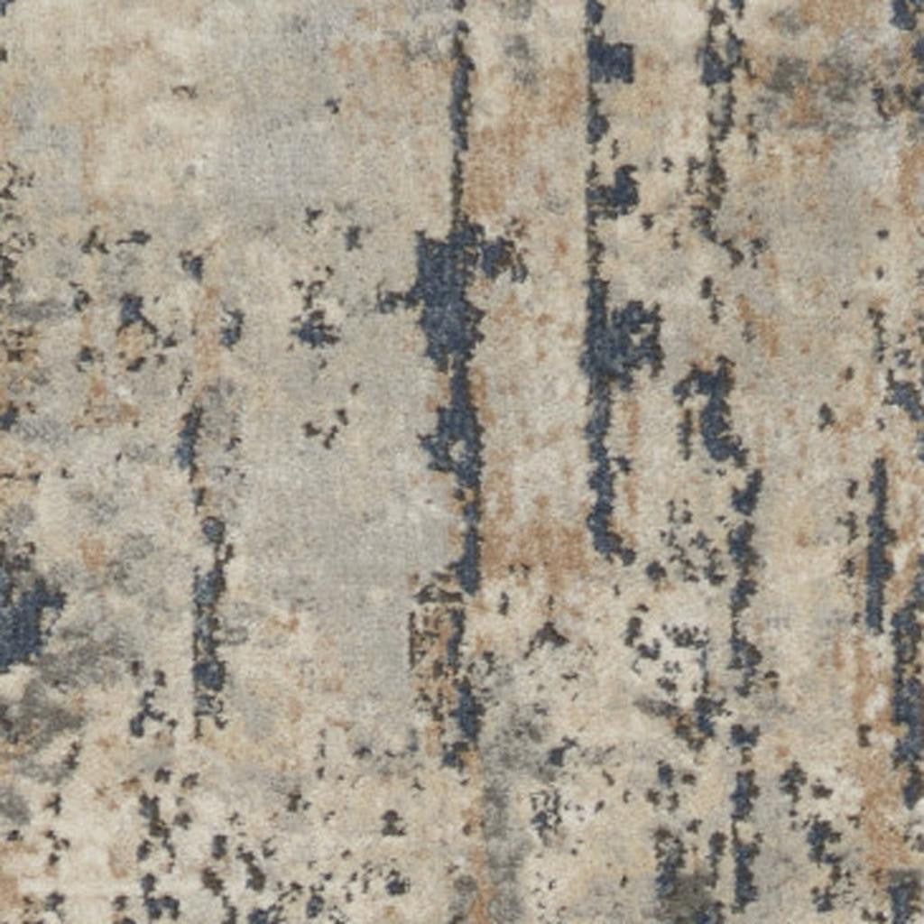 20' Beige And Gray Abstract Runner Rug-0
