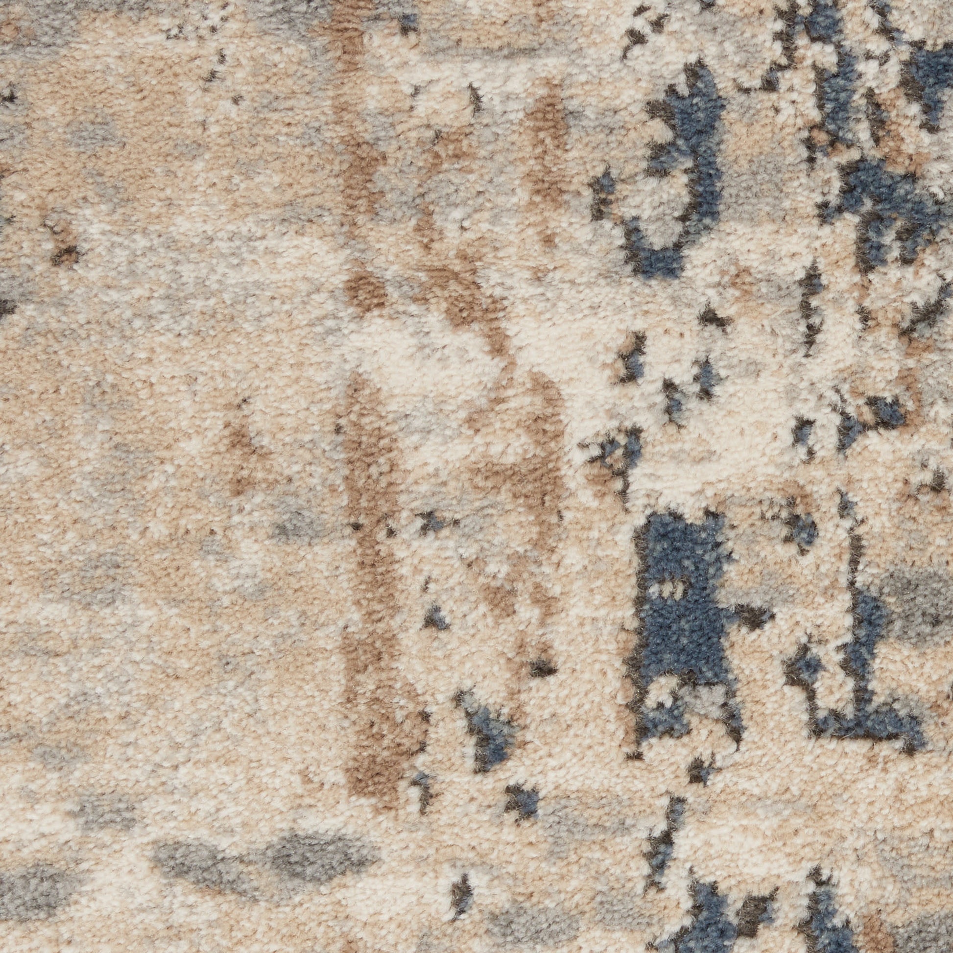 20' Beige And Gray Abstract Runner Rug-7