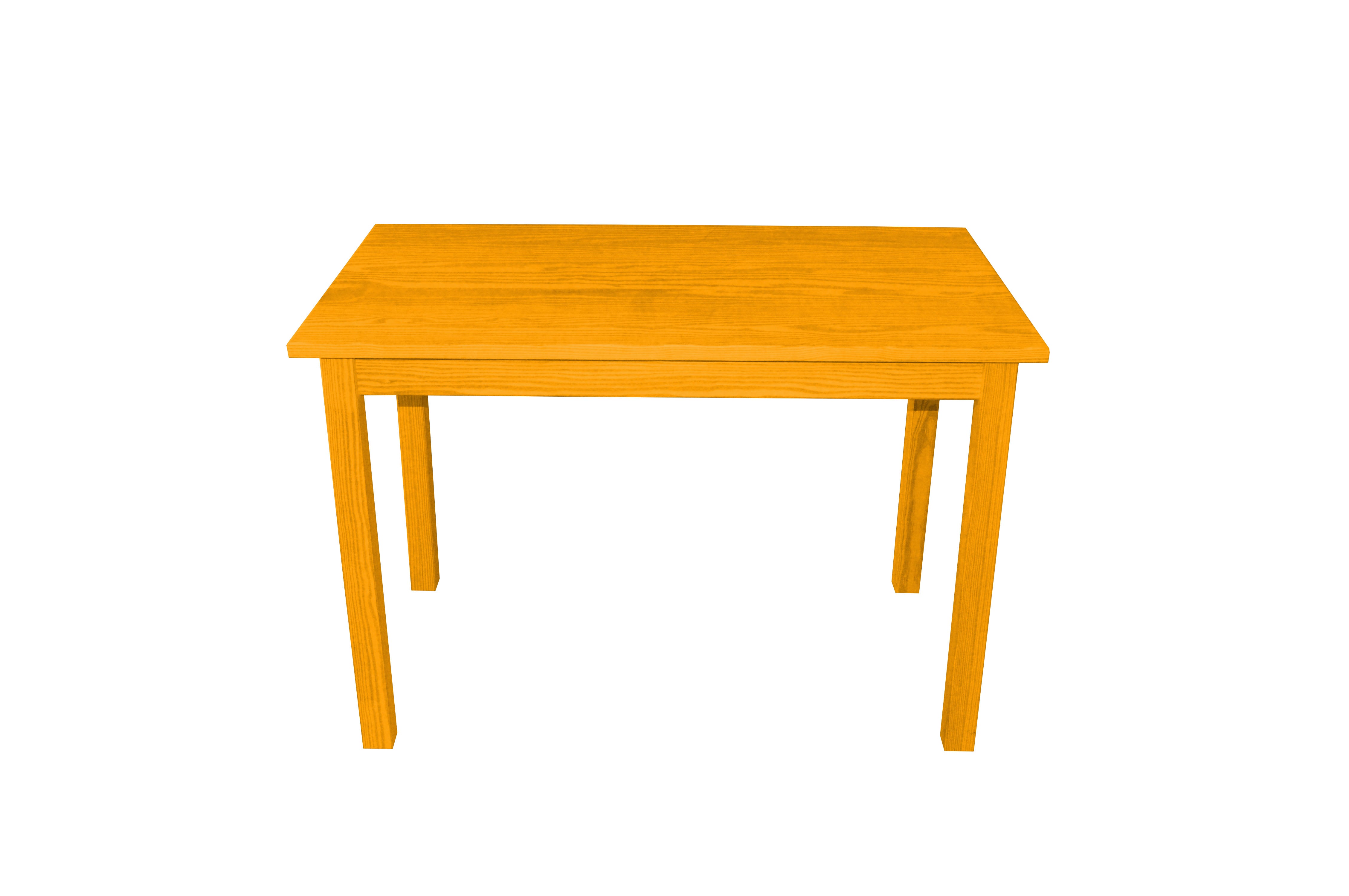 48" Goldenrod Solid Wood Dining Table-Dining Tables-DECOROLALA