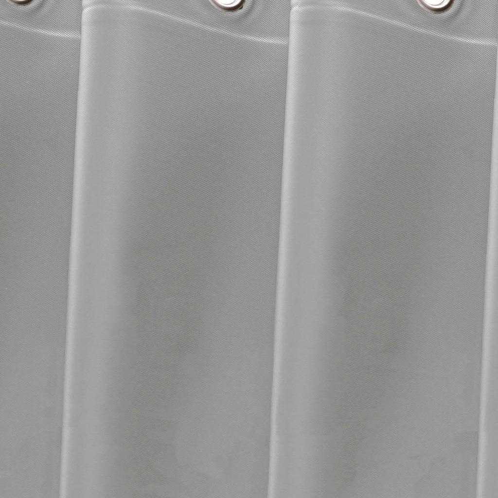 72" Silver Vinyl Shower Curtain Liner-3