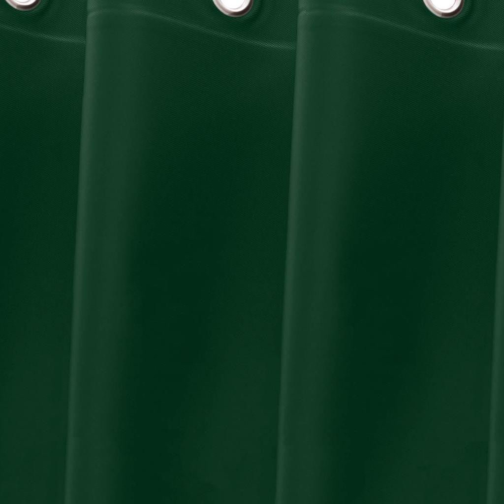 72" Dark Green Vinyl Shower Curtain Liner-4