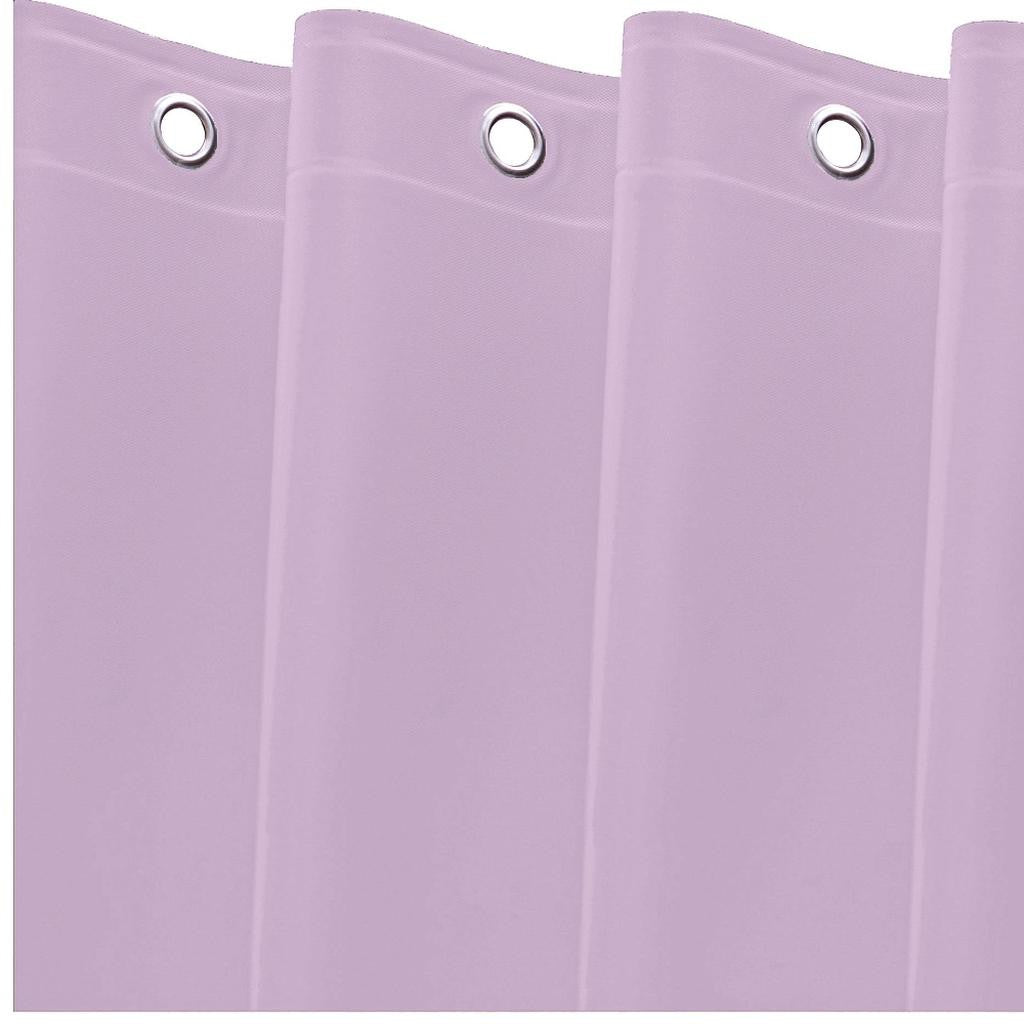 72" Lilac Vinyl Shower Curtain Liner-4