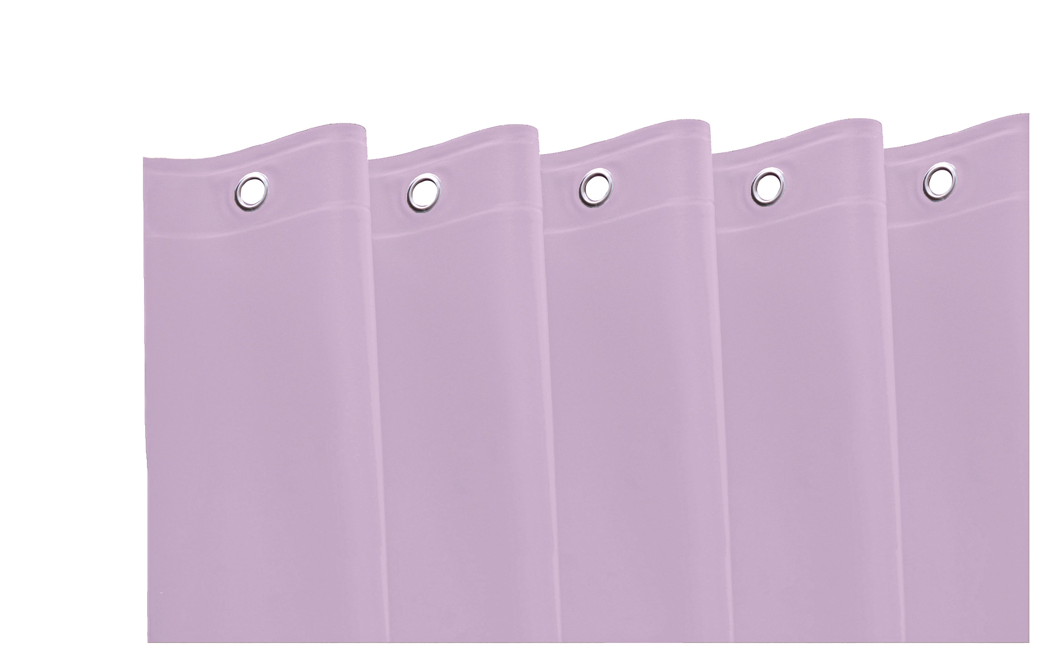 72" Lilac Vinyl Shower Curtain Liner-2