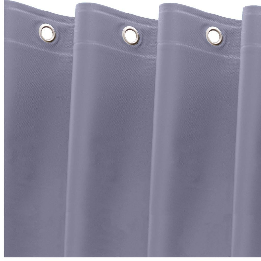 72" Blue Vinyl Shower Curtain Liner-2