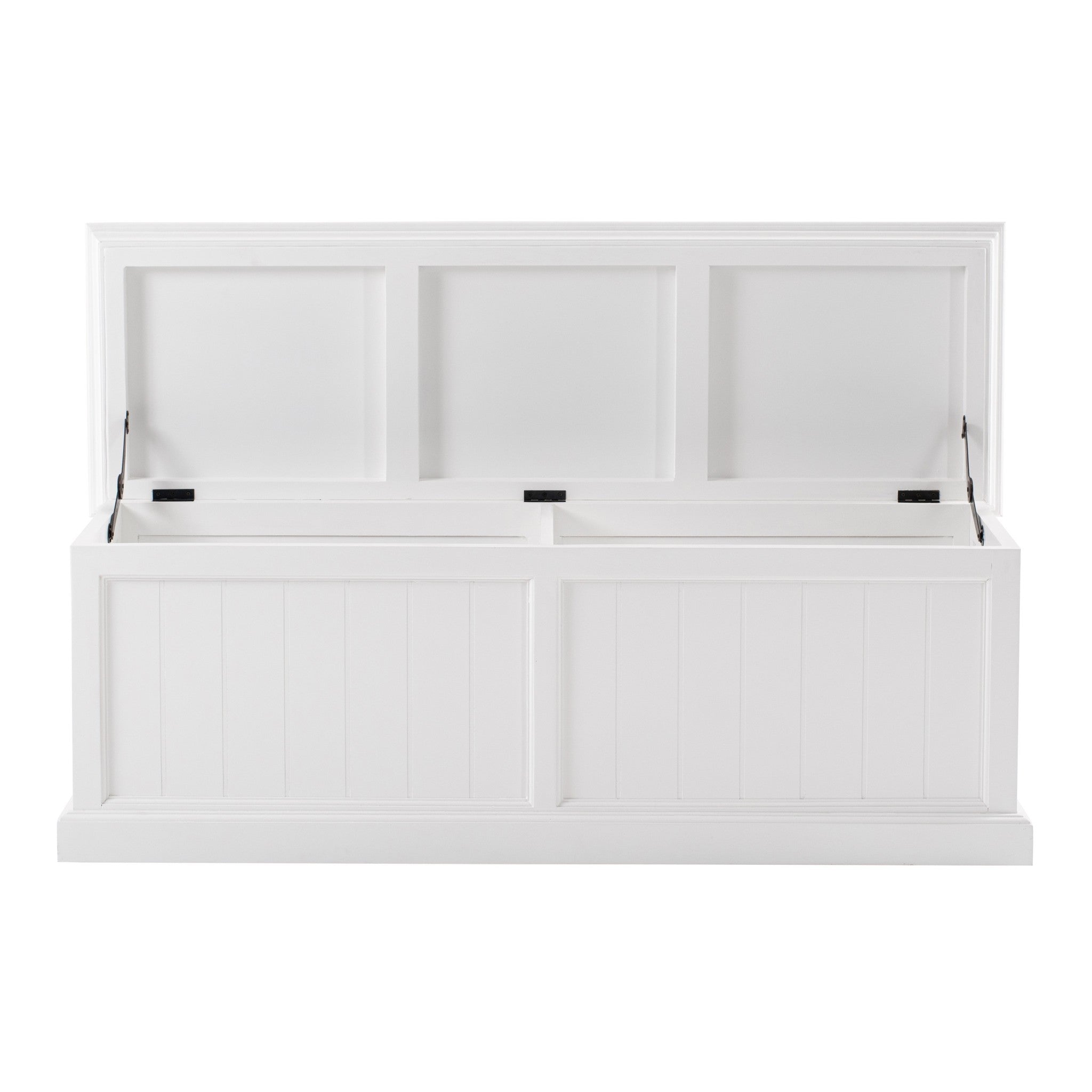 55" White Solid Wood Chest-Dressers-DECOROLALA