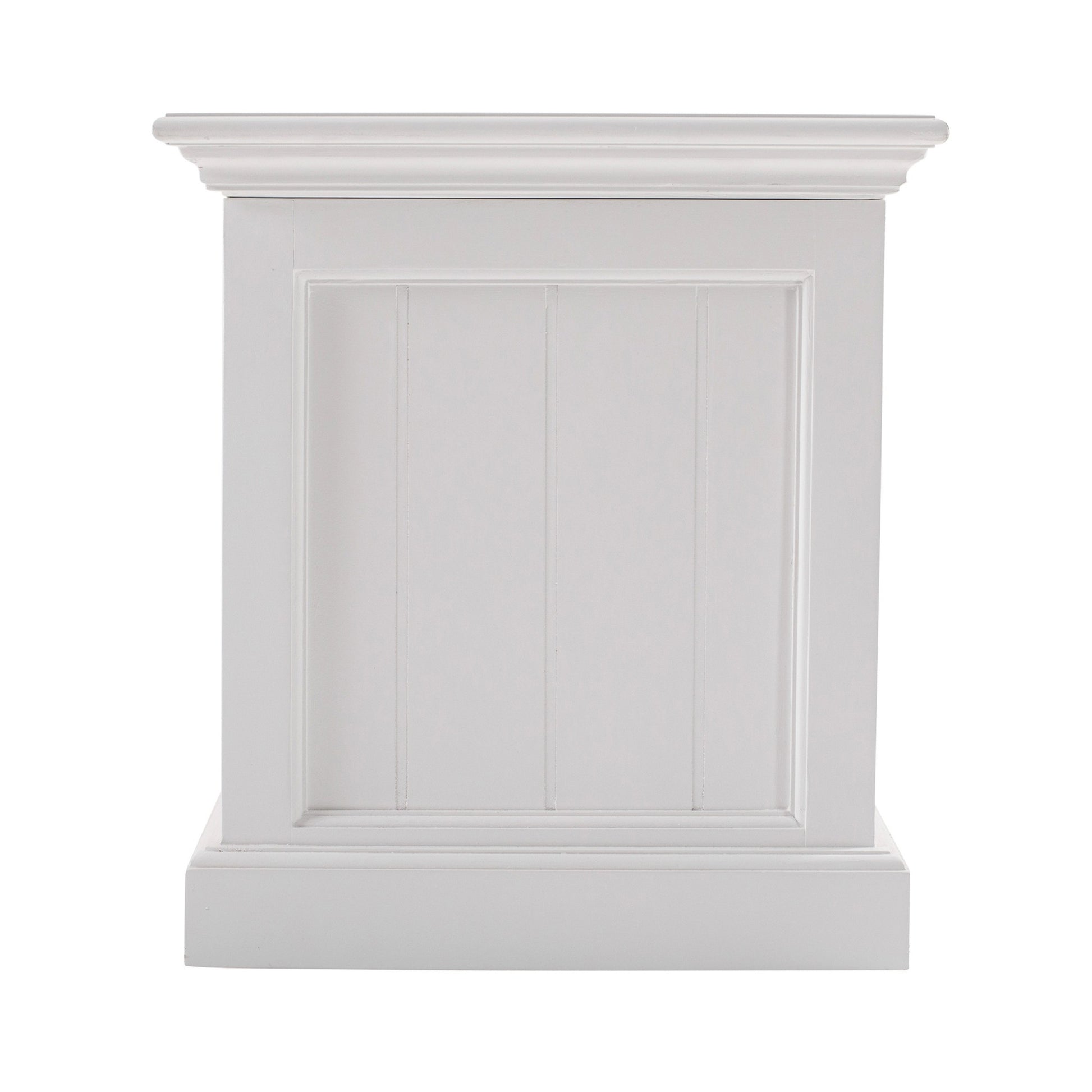 55" White Solid Wood Chest-Dressers-DECOROLALA