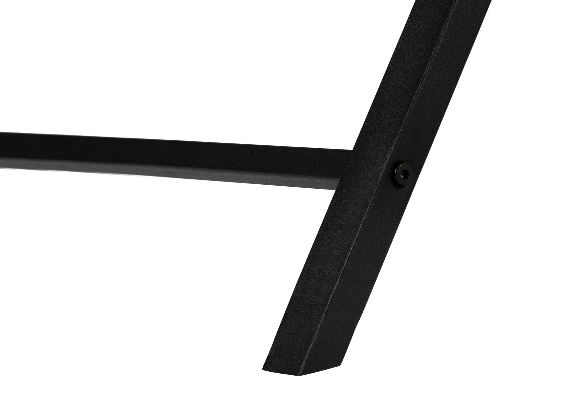 55" White and Black L Shape Computer Desk-Desks-DECOROLALA