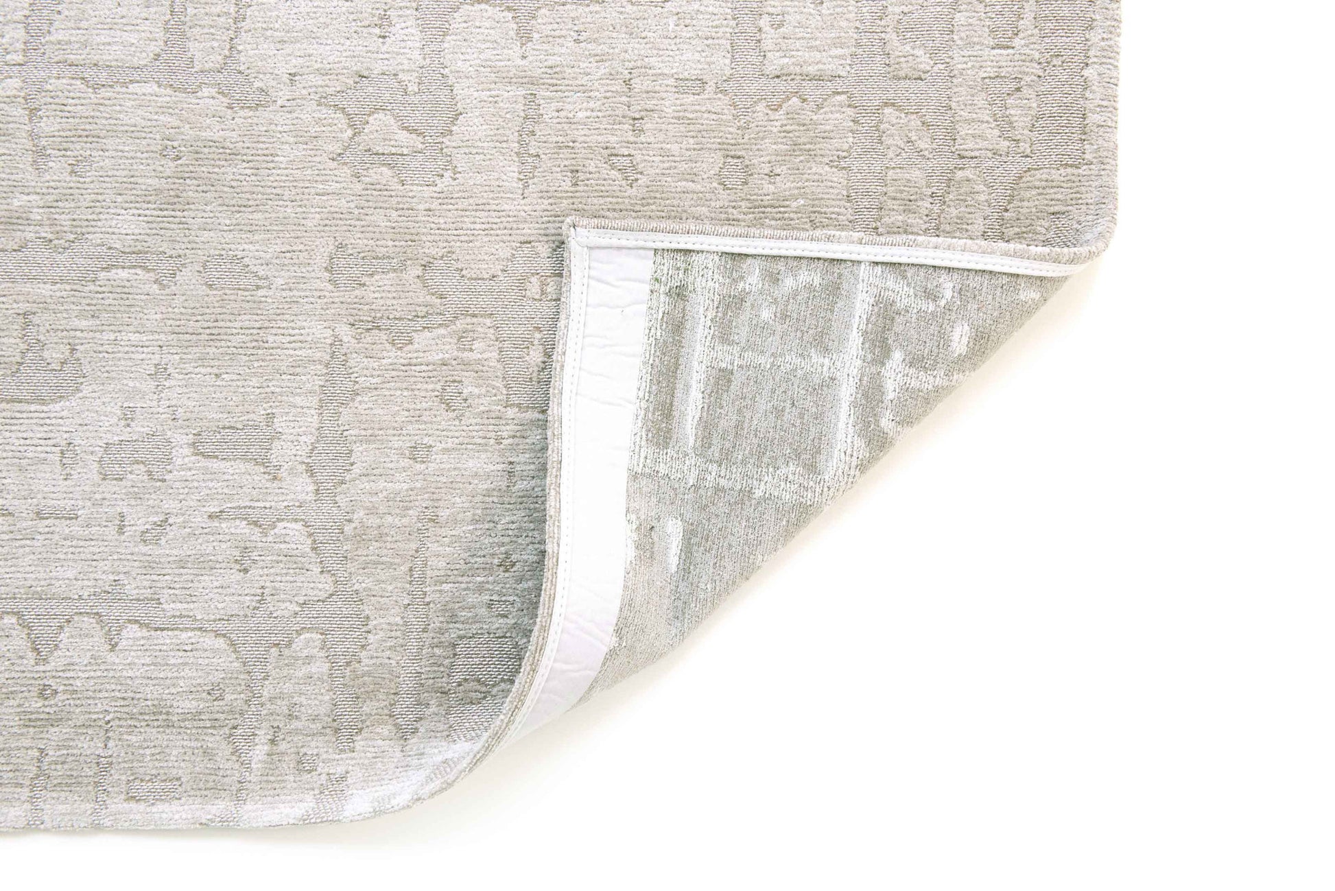 10' Beige And Gray Abstract Runner Rug-3