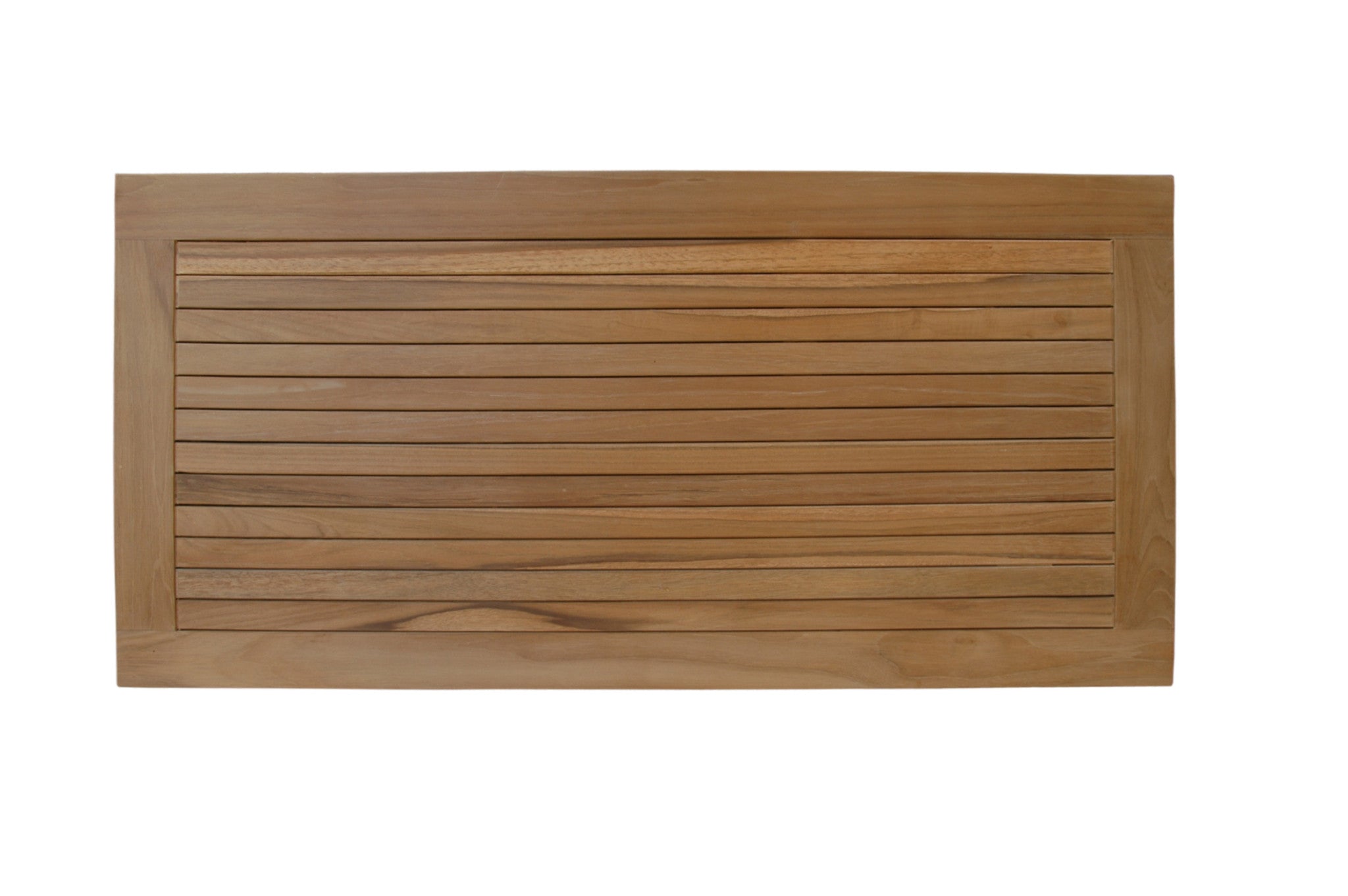 Natural Teak 39" Shower Mat-1