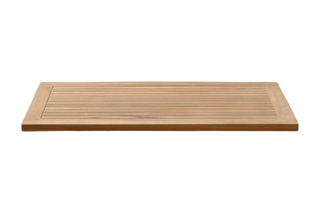 Natural Teak 39" Shower Mat-3