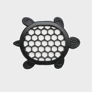 13" X 17" Black Rubber Geometric Outdoor Door Mat-0