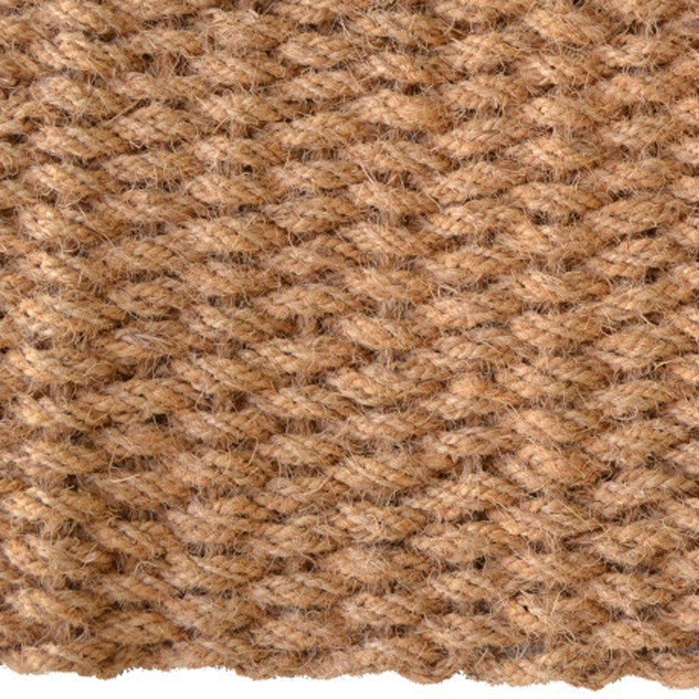 18" X 30" Brown Coir Weave Outdoor Door Mat-3